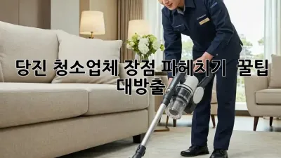 ✨ 당진 청소업체 장점 파헤치기! ✨ 꿀팁 대방출! 🍯